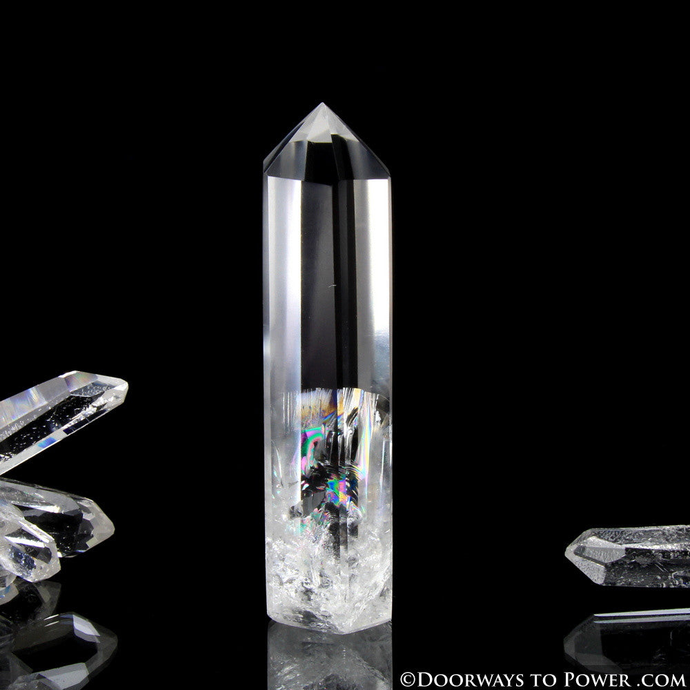 John of God Casa Generator Crystal Point w/ Rainbows