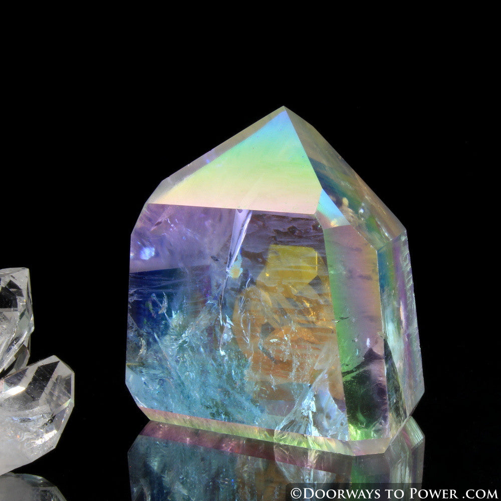 Angel Aura Lemurian Record Keeper Crystal Point "EMINENCE"