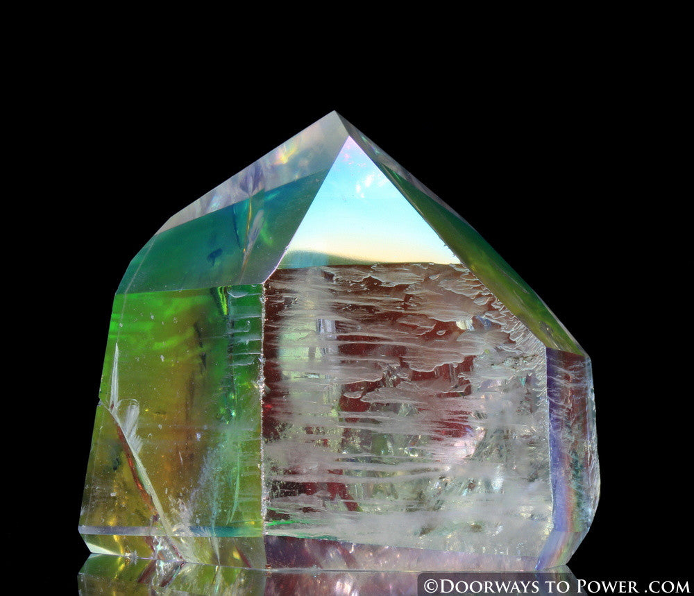 Angel Aura Lemurian Record Keeper Crystal Point "EMINENCE"