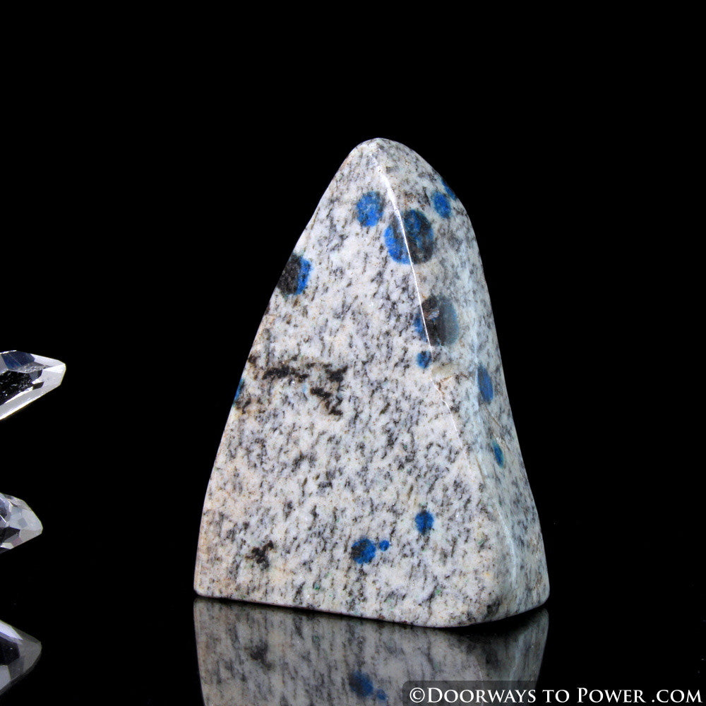 K 2 Stone Azurite Crystal Altar Stone