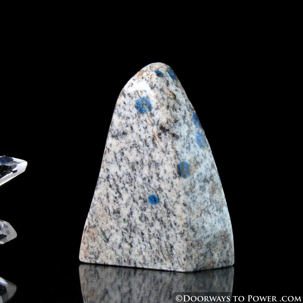 K 2 Stone Azurite Crystal Altar Stone