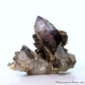 Melody Stone Super 7 Tantric Twin Crystal Cluster w/ Manifest Spirit