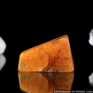 Himalaya Red Gold Azeztulite Crystal Tumbled & Polished