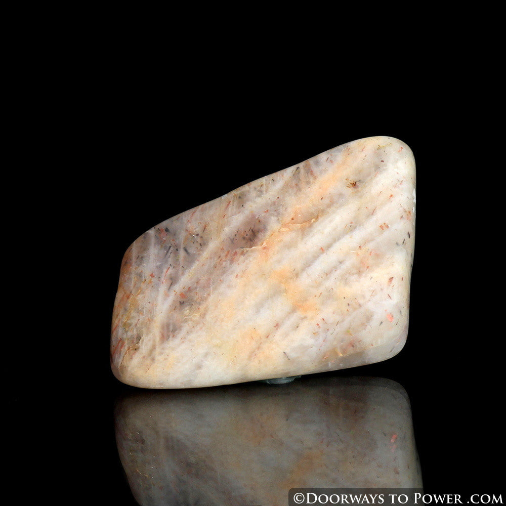 Rainbow Lattice Sunstone Tumbled & Polished Crystal 'Rare'