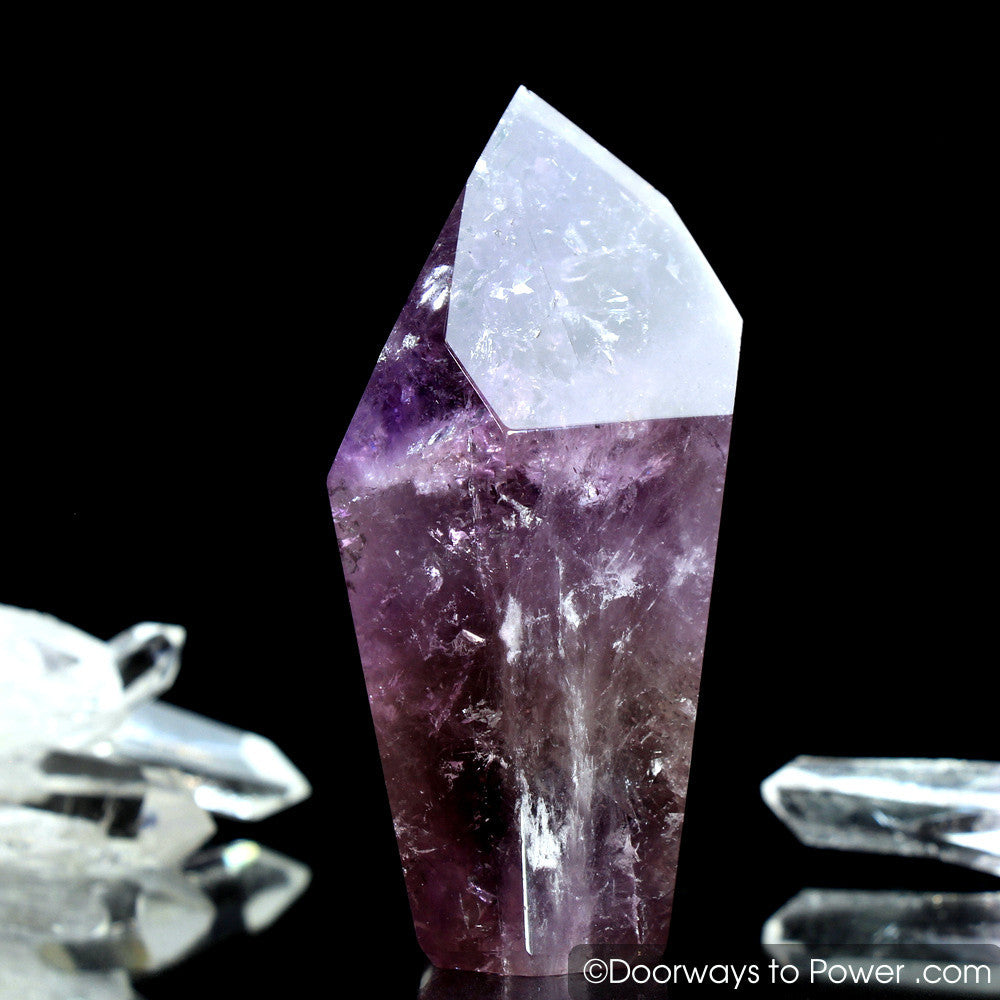 John of God Crystal Amethyst Dow & Devic Temple w/ Rainbows