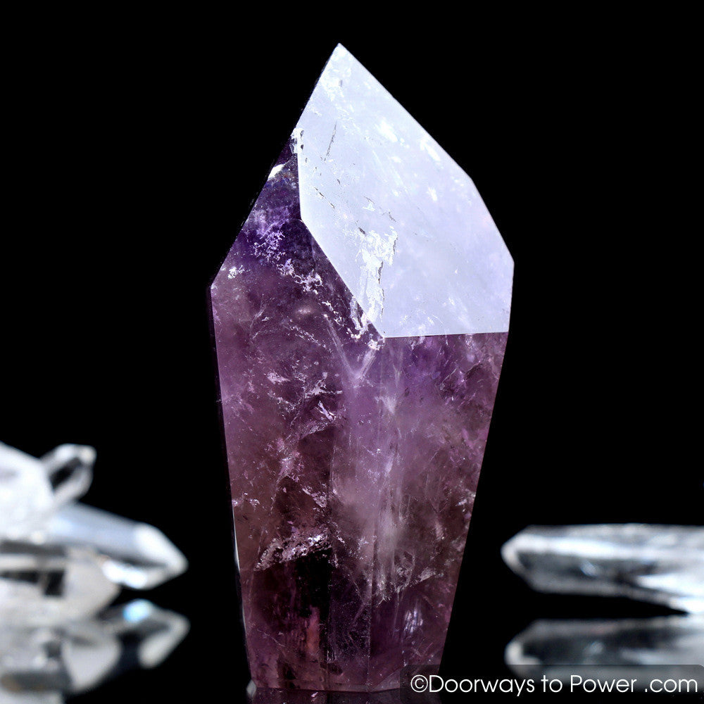 John of God Crystal Amethyst Dow & Devic Temple w/ Rainbows
