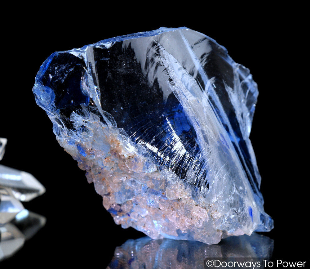 Lady Nellie Blue Monatomic Andara Druzy Crystal w/ Record Keepers