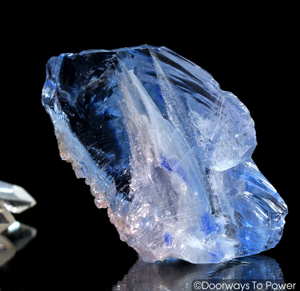 Lady Nellie Blue Monatomic Andara Druzy Crystal w/ Record Keepers