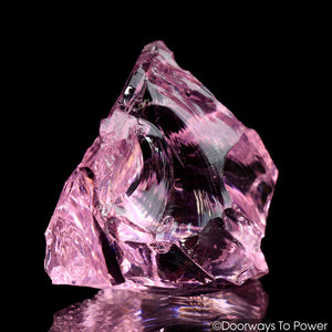 HGW Pink Andara Crystal 'Heart of God Within' w/ Rainbows