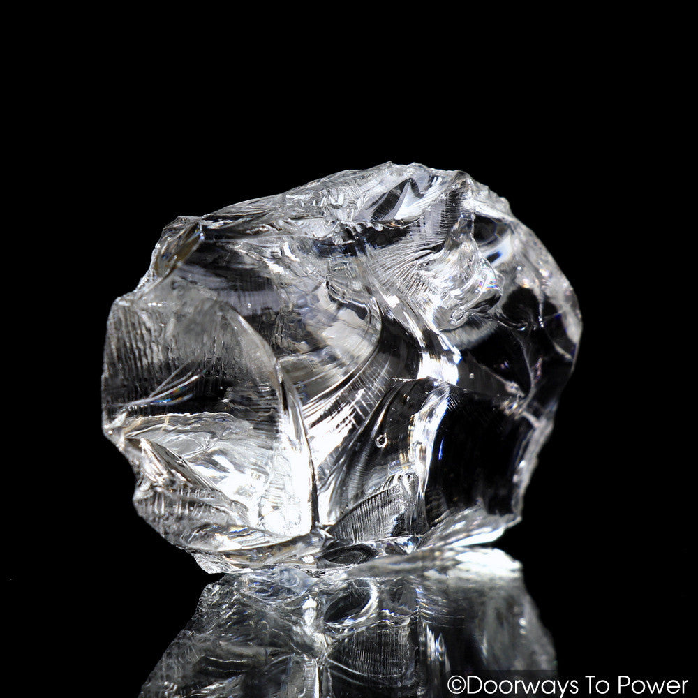 Cosmic Ice Monatomic  Andara Crystal w/ Rainbows 'INFINITY'