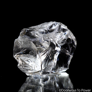 Cosmic Ice Monatomic  Andara Crystal w/ Rainbows 'INFINITY'