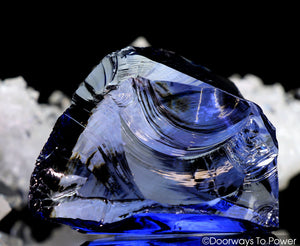 Tanzanite Fire & Elestial Sapphire Monatomic Andara Crystal