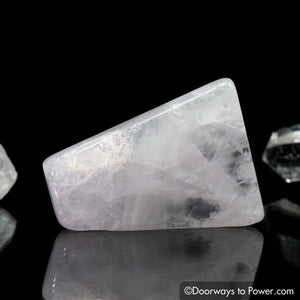 Original White Azeztulite Polished & Tumbled Stone Crystal