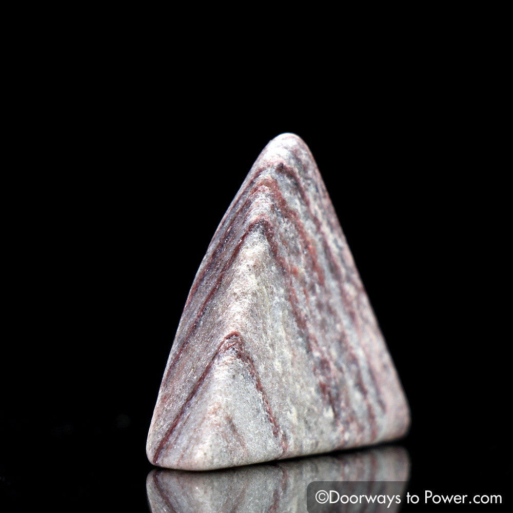 Vitalite Triangle Crystal Tumbled & Polished