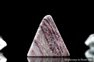 Vitalite Triangle Crystal Tumbled & Polished