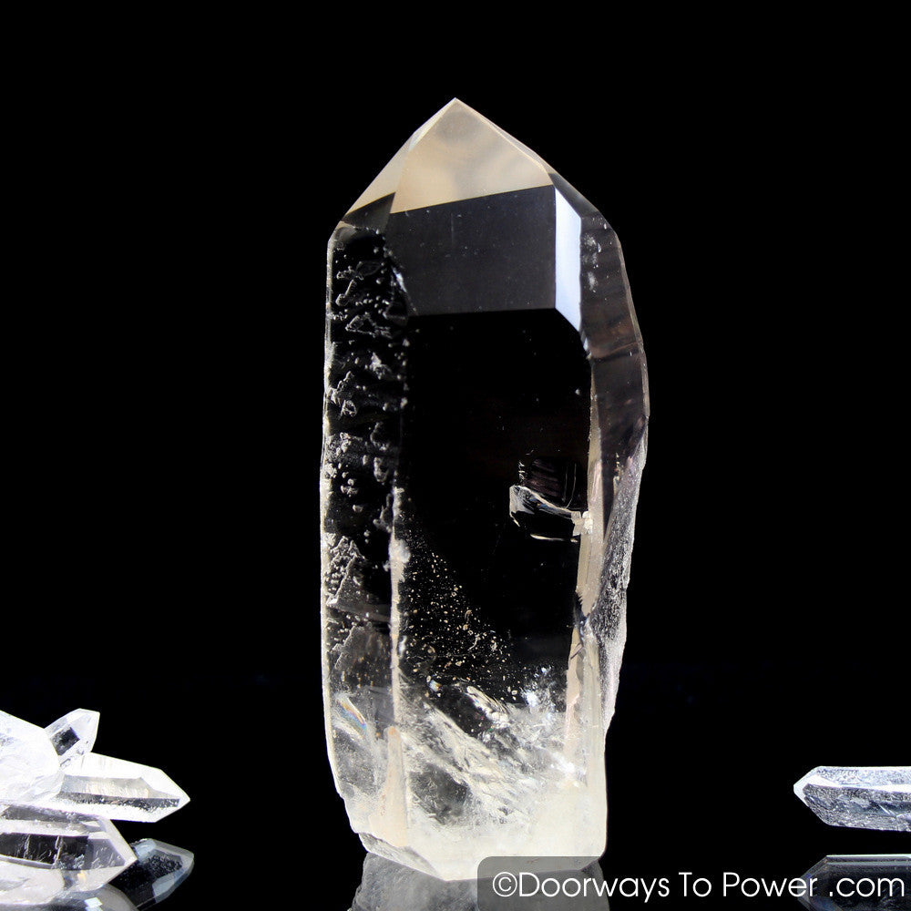 Golden Healer Lemurian Seed Crystal w/ Pleiadian Starbrary & Record Keeper