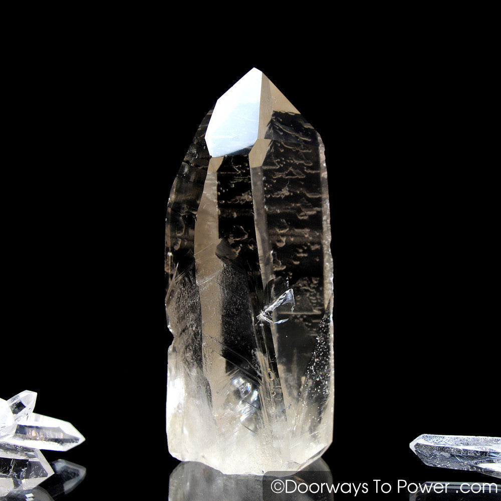 Golden Healer Lemurian Seed Crystal w/ Pleiadian Starbrary & Record Keeper
