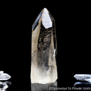Golden Healer Lemurian Seed Crystal w/ Pleiadian Starbrary & Record Keeper