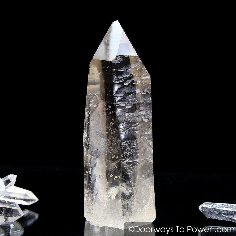 Golden Healer Lemurian Seed Crystal w/ Pleiadian Starbrary & Record Keeper