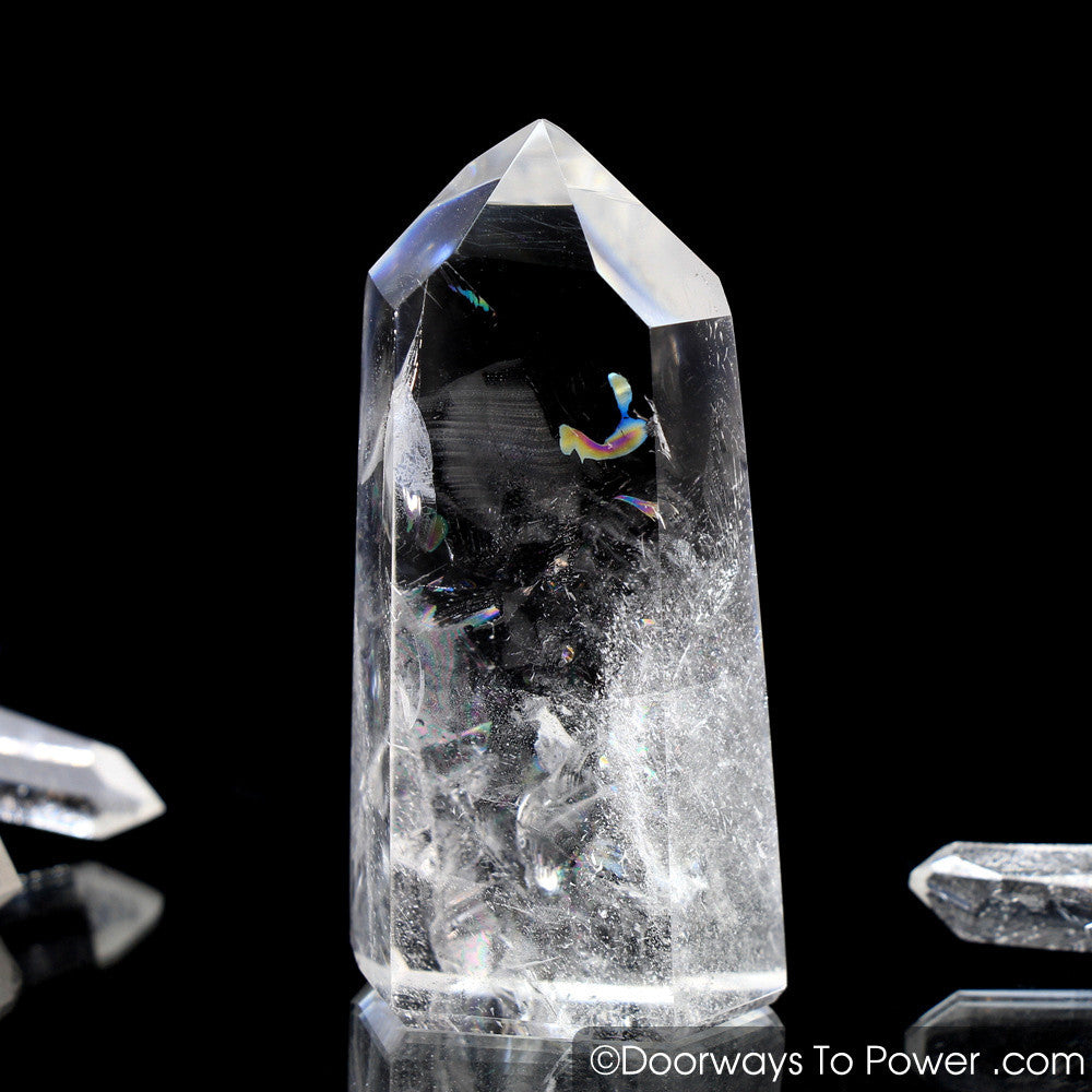 John of God Casa Crystal Point w/ Rainbows 'Manifest Spirit'