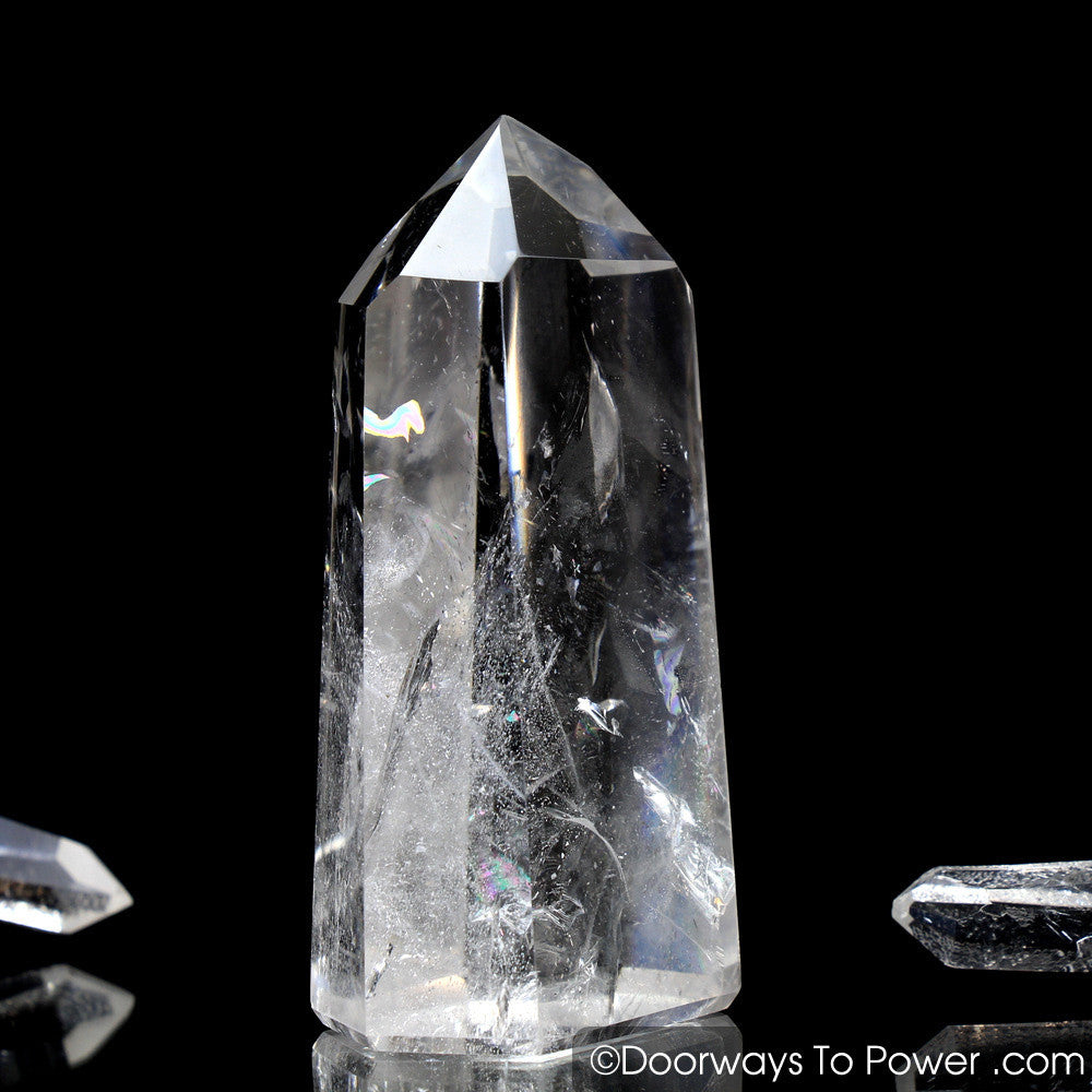 John of God Casa Crystal Point w/ Rainbows 'Manifest Spirit'