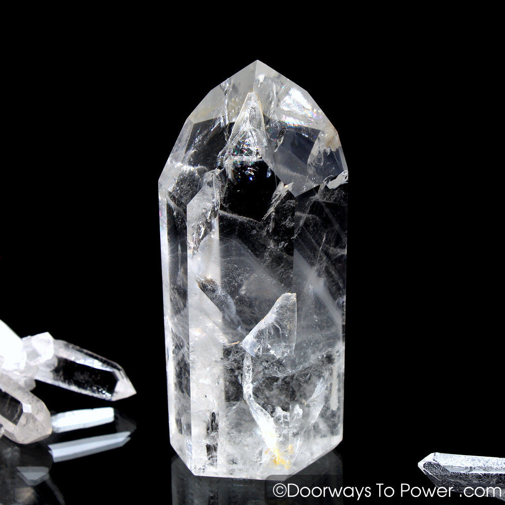 John of God Phantom Crystal w/ Temple Heart Dow & Rainbows