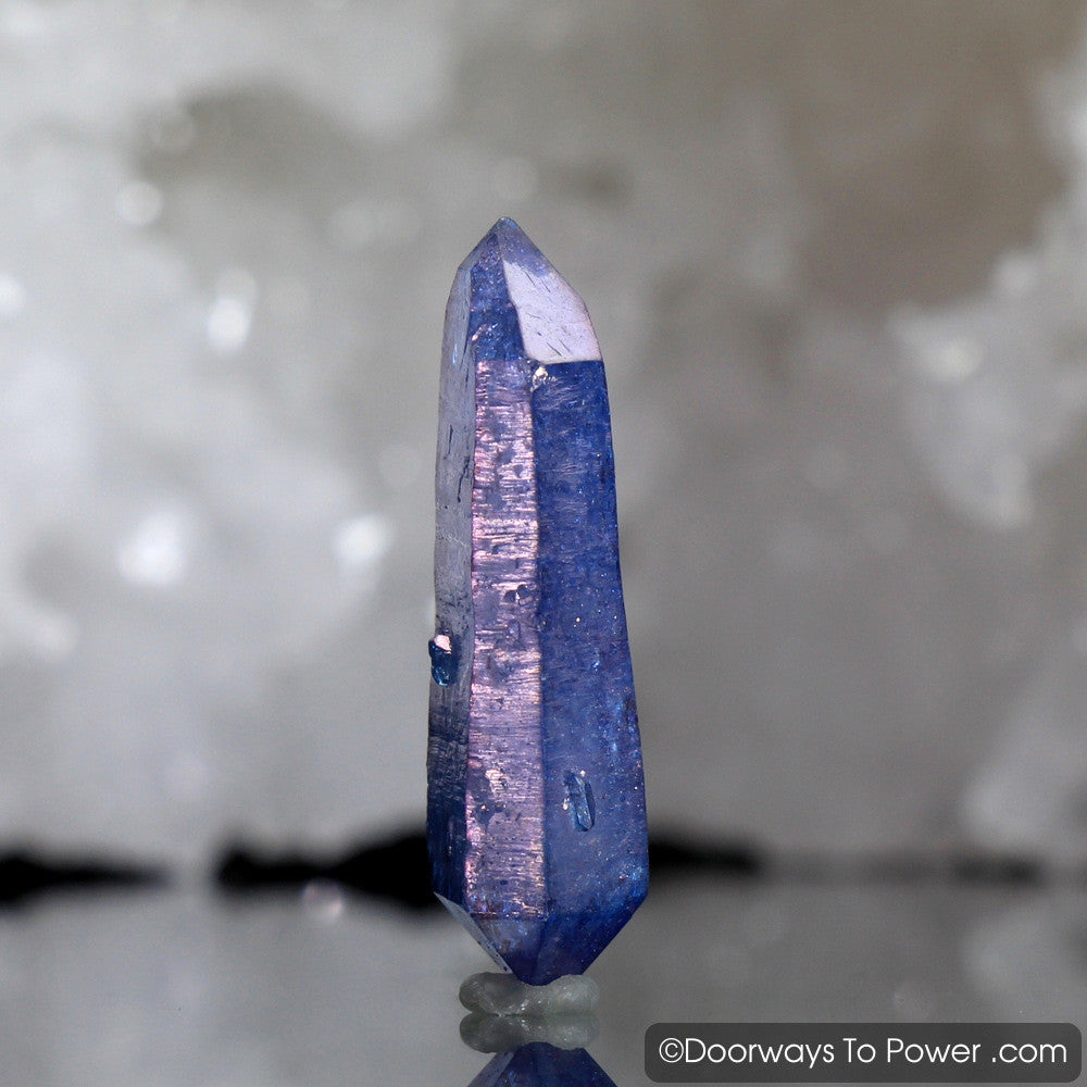 Tanzine Aura Himalayan Quartz Record Keeper Crystal - Rare