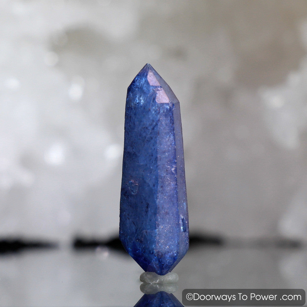 Tanzine Aura Himalayan Quartz Record Keeper Crystal - Rare