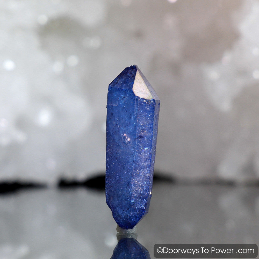 Tanzine Aura Himalayan Quartz Record Keeper Crystal - Rare