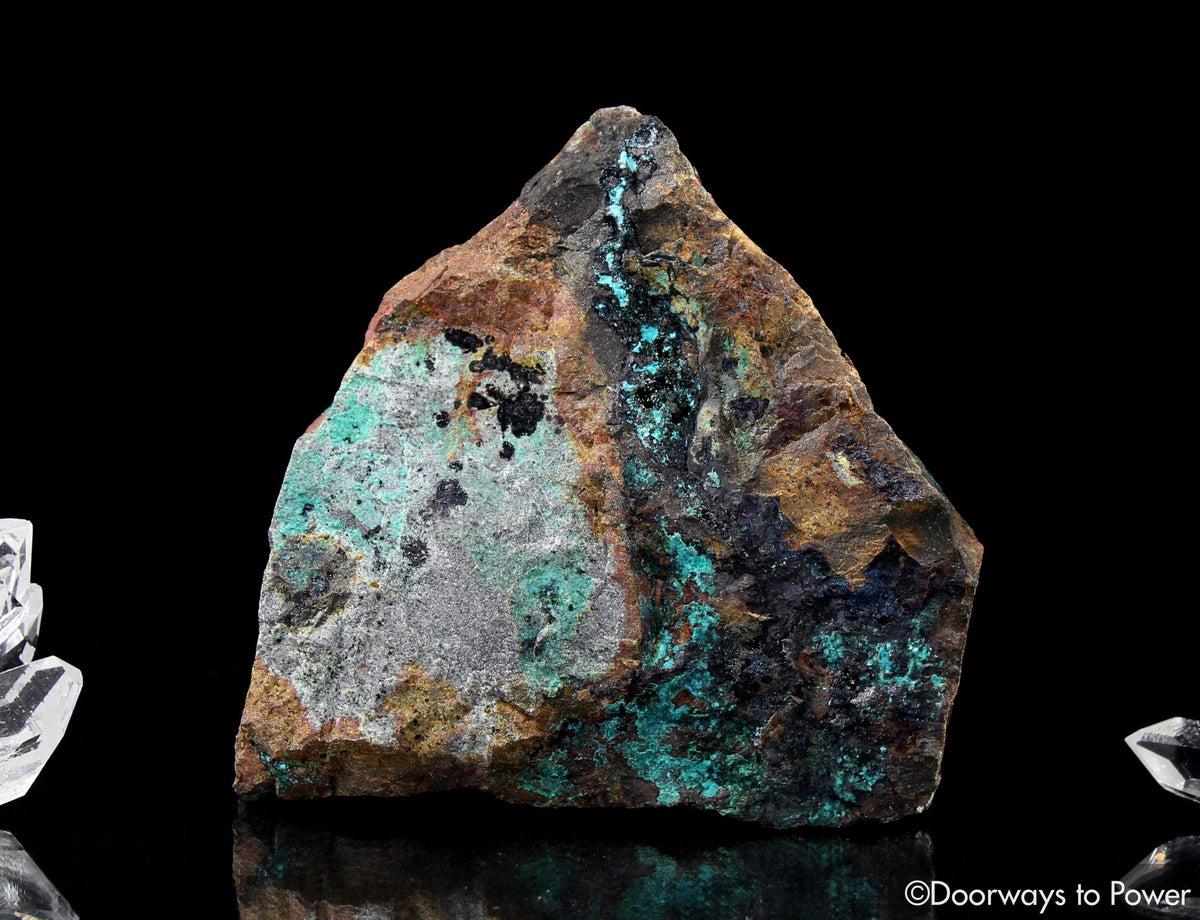 Dioptase Crystal Altar Stone A +