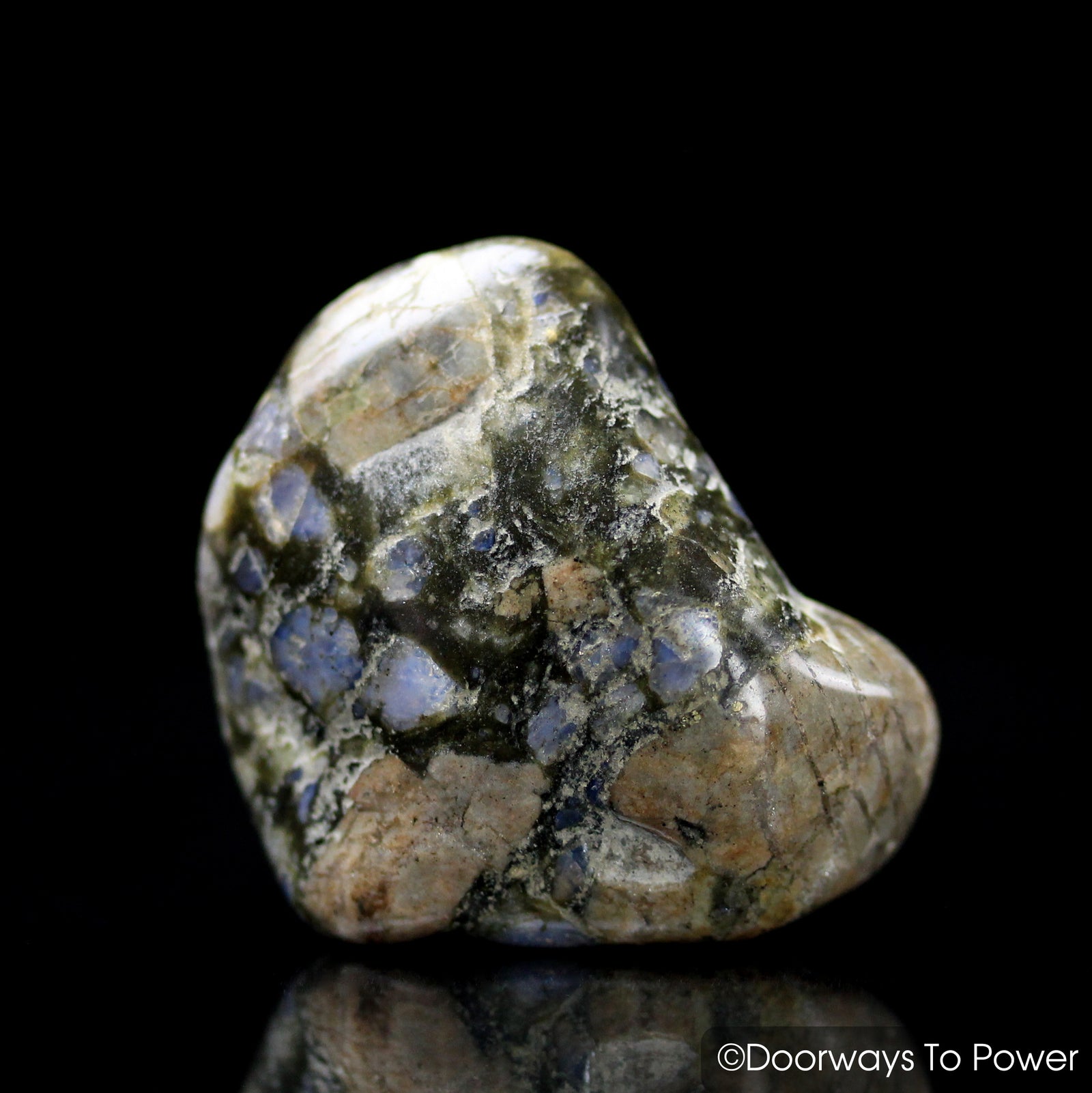 Que Sera Stone Tumbled Crystal 'Uninterruptible Power Supply' like Super 7