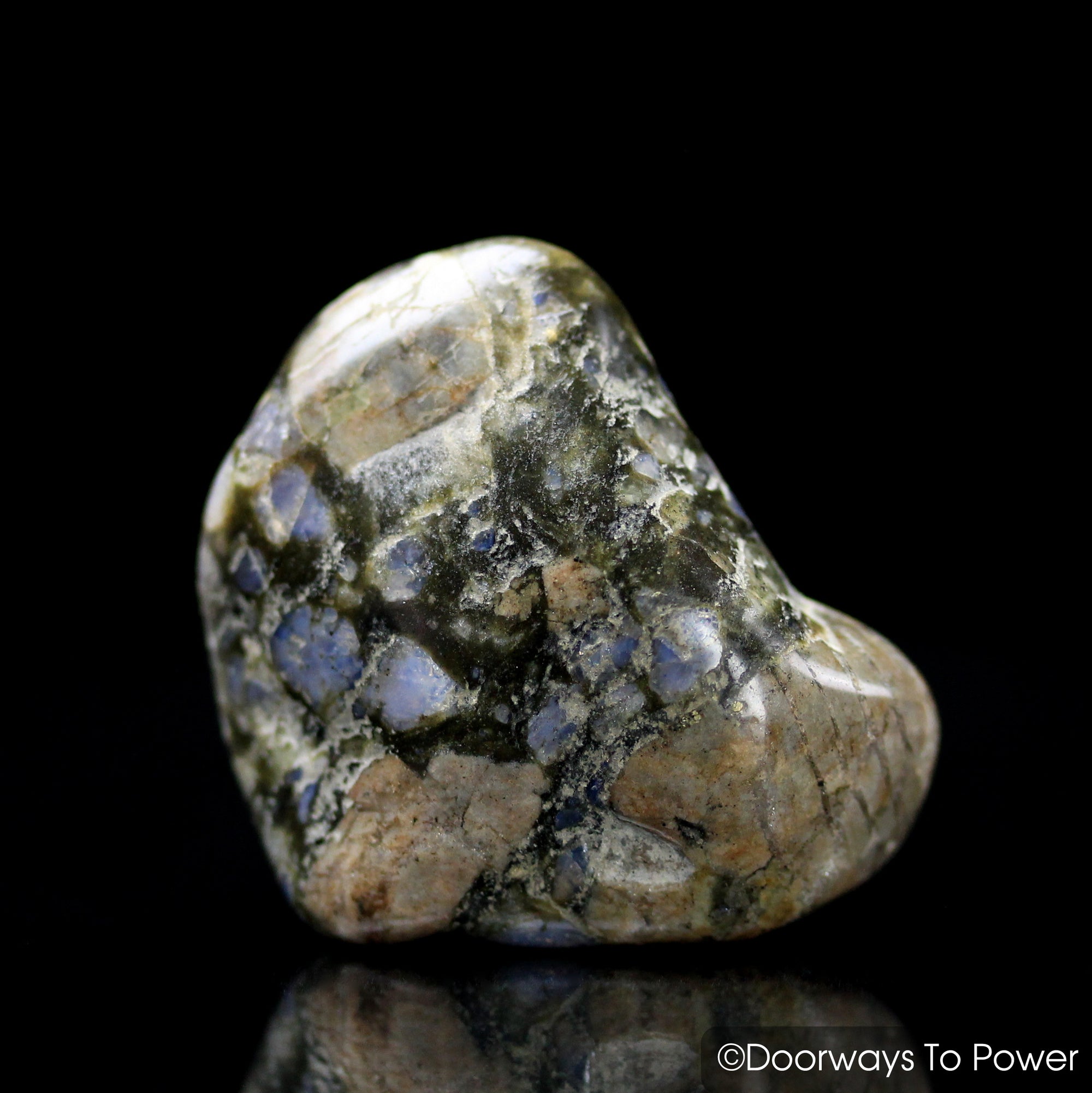 Que Sera Stone Tumbled Crystal 'Uninterruptible Power Supply' like Super 7