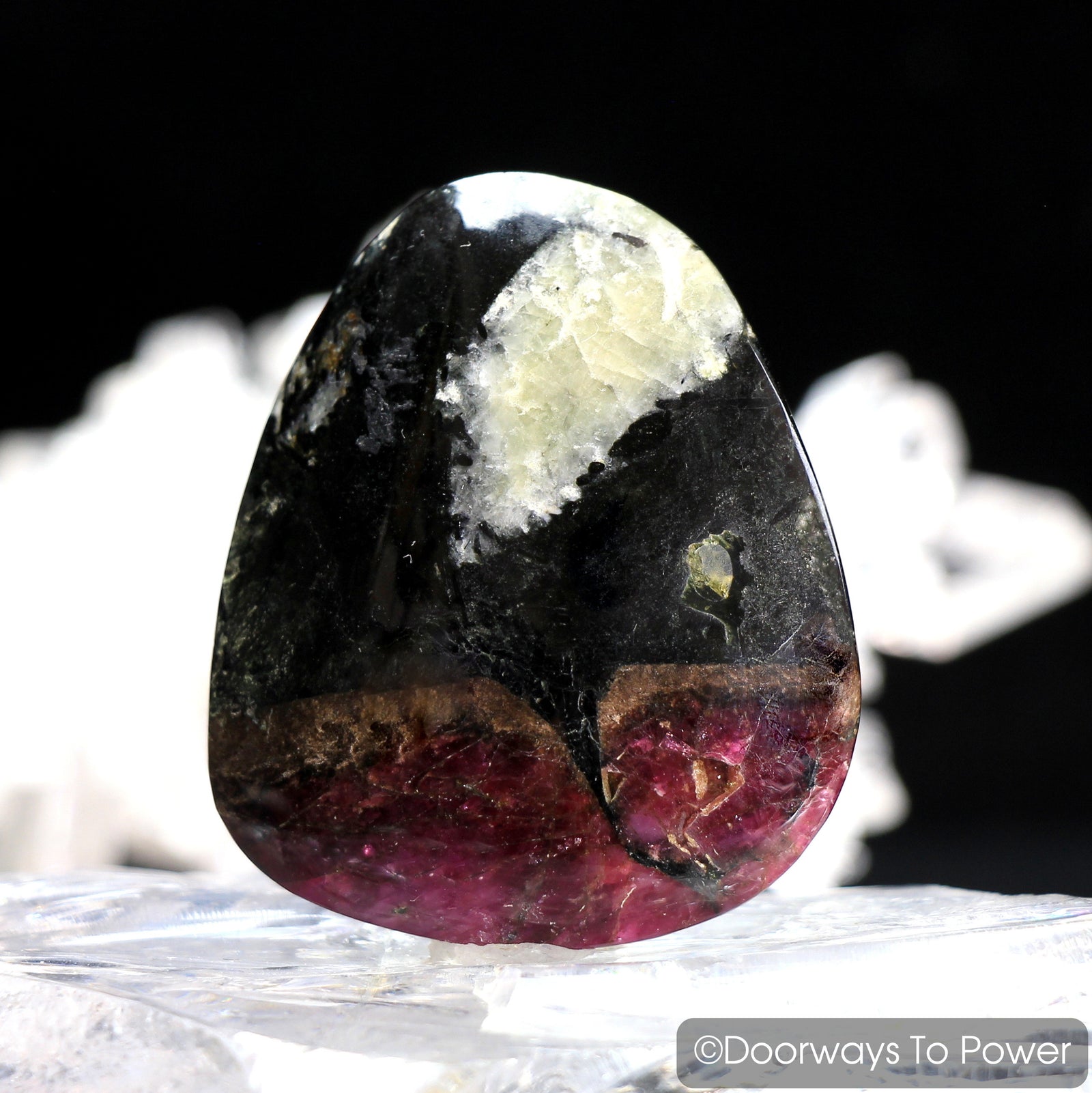 Eudialyte Aegirine Polished & Tumbled Palm Stone Crystal 'Love Force'