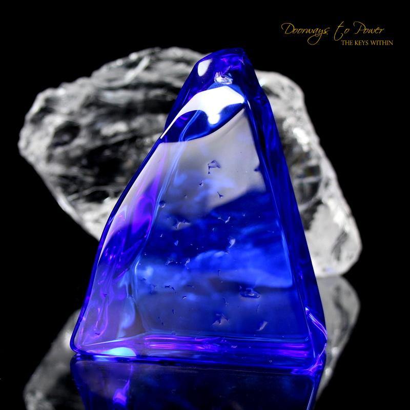 Siberian Blue Quartz Crystal 