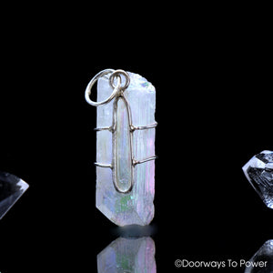 Angel Aura Quartz Danburite Crystal Pendant