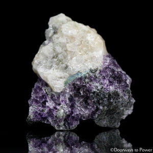 Russian Phenacite Aquamarine Purple Fluorite Crystal Specime