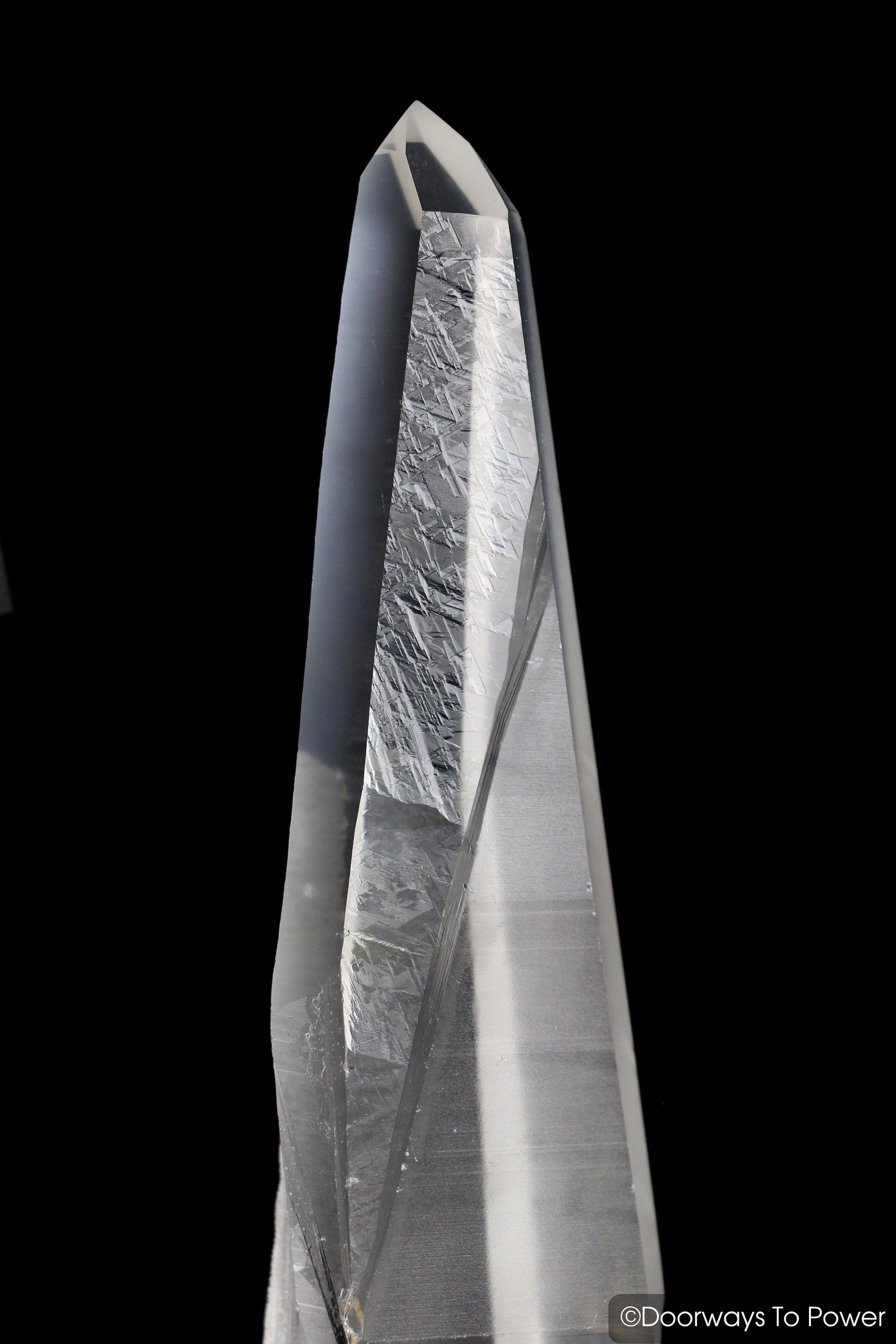 Lemurian Quartz Dow Crystal Laser Wand w/ Record Keepers 'Sword of Light'