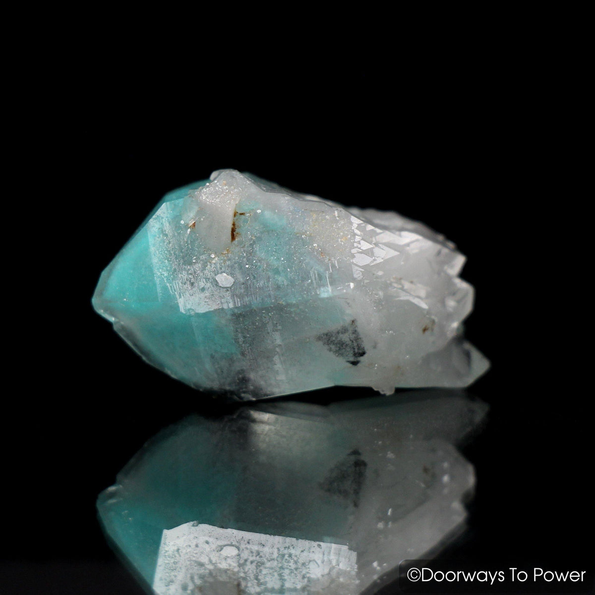 Ajoite Phantom Quartz Crystal 