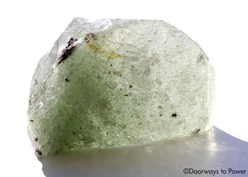 Tibetan Green Sea Foam Elder Andara Temple Crystal 'Wisdom'