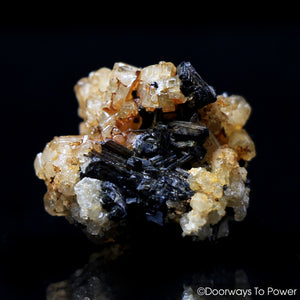 Phenacite Phenakite Black Tourmaline Crystal Specimen Namibia