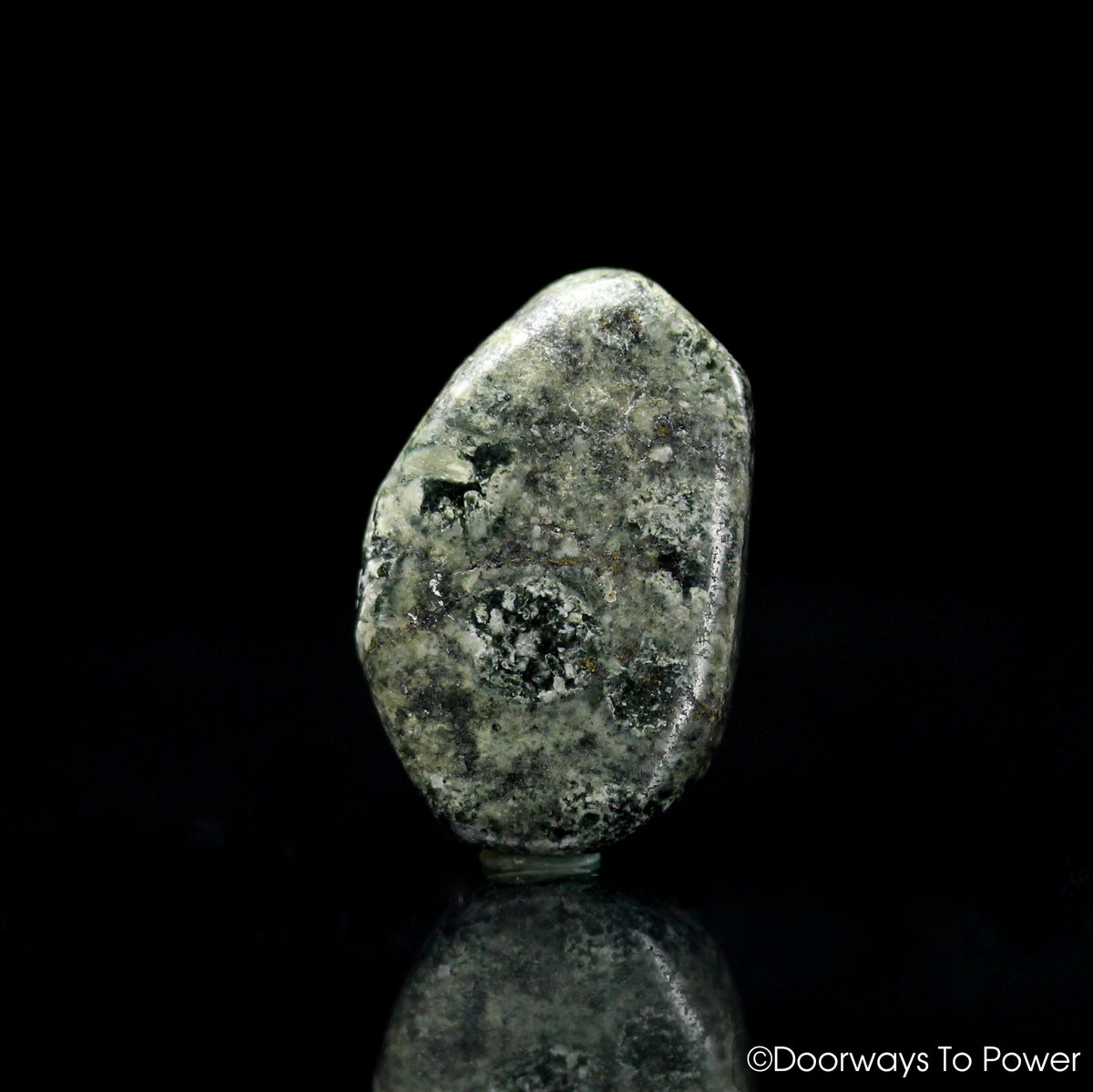 Shadow Lemurian Jade Tumbled & Polished Gemstone