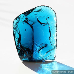 Electric Blue Atlantean Andara Crystal 'Pleiadian Emissaries of the Light'