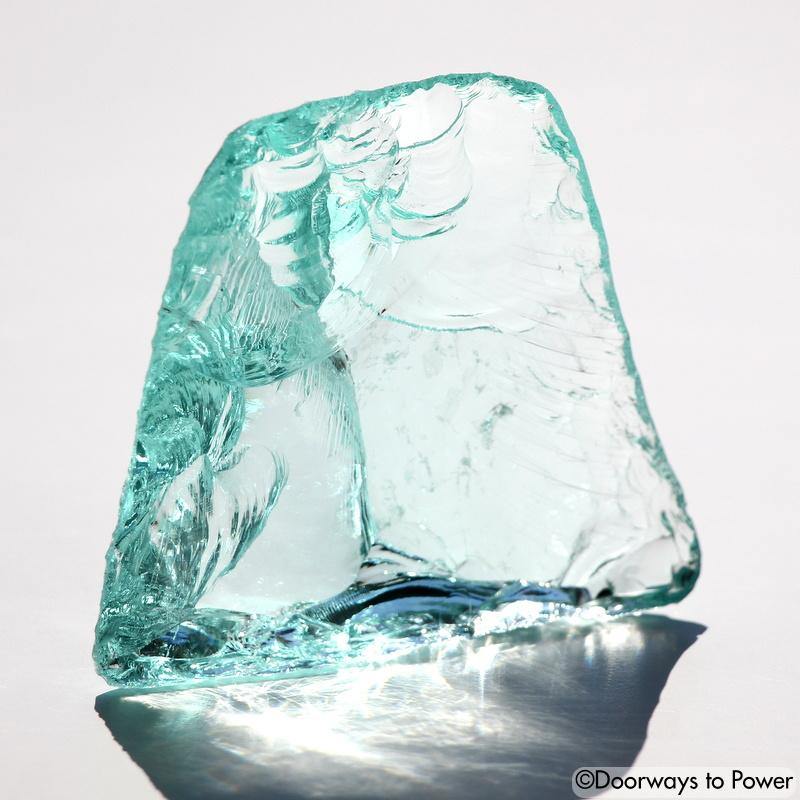 XL Aqua Serenity Monatomic Andara Crystal Temple 'Atlantean Hologram'