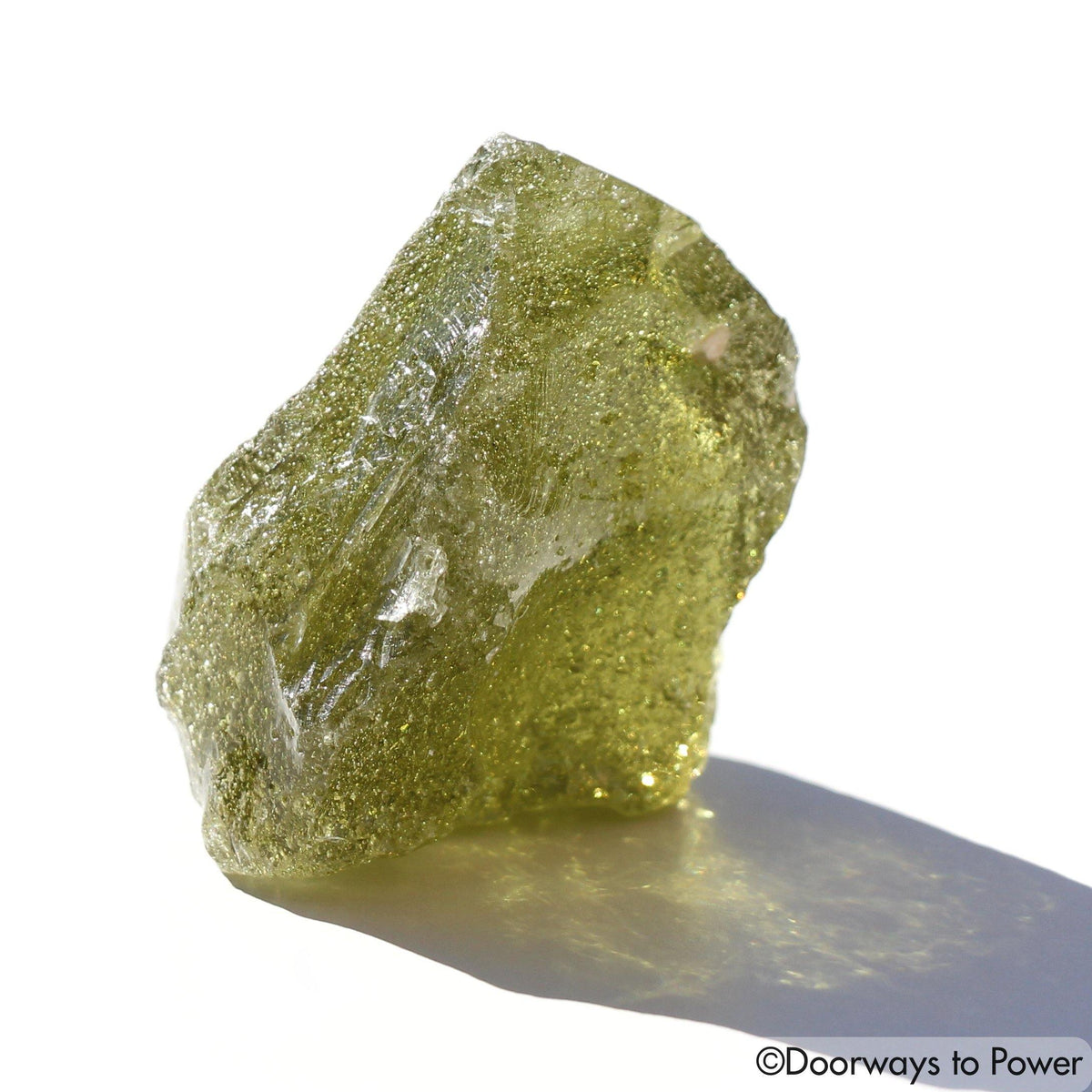 Tibetan Green Sea Foam Elder Andara Crystal 'Mahatmas Wisdom'