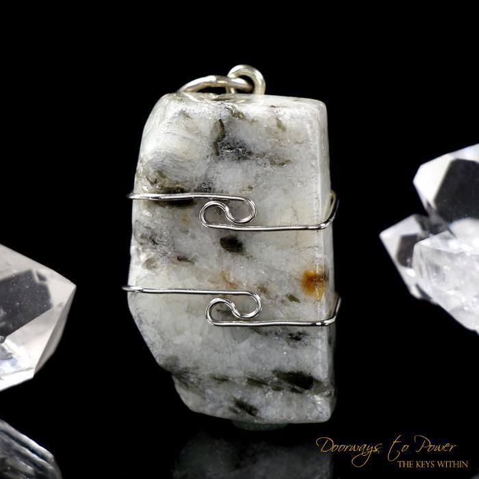 Sanda Rosa Azeztulite Crystal Pendant