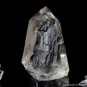 Lemurian Quartz Crystal 'Light Language Royalty' 9D Energy Gateway