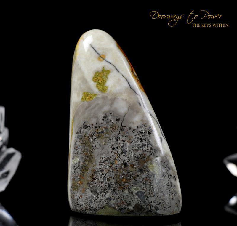 Bumble Bee Jasper Crystal Altar Stone