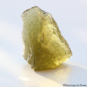 Golden Tibetan Green Sea Foam Andara Crystal