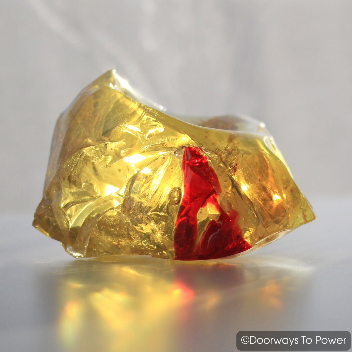 Solaris Monatomic Andara Crystal Glass 'Galactic Sun'