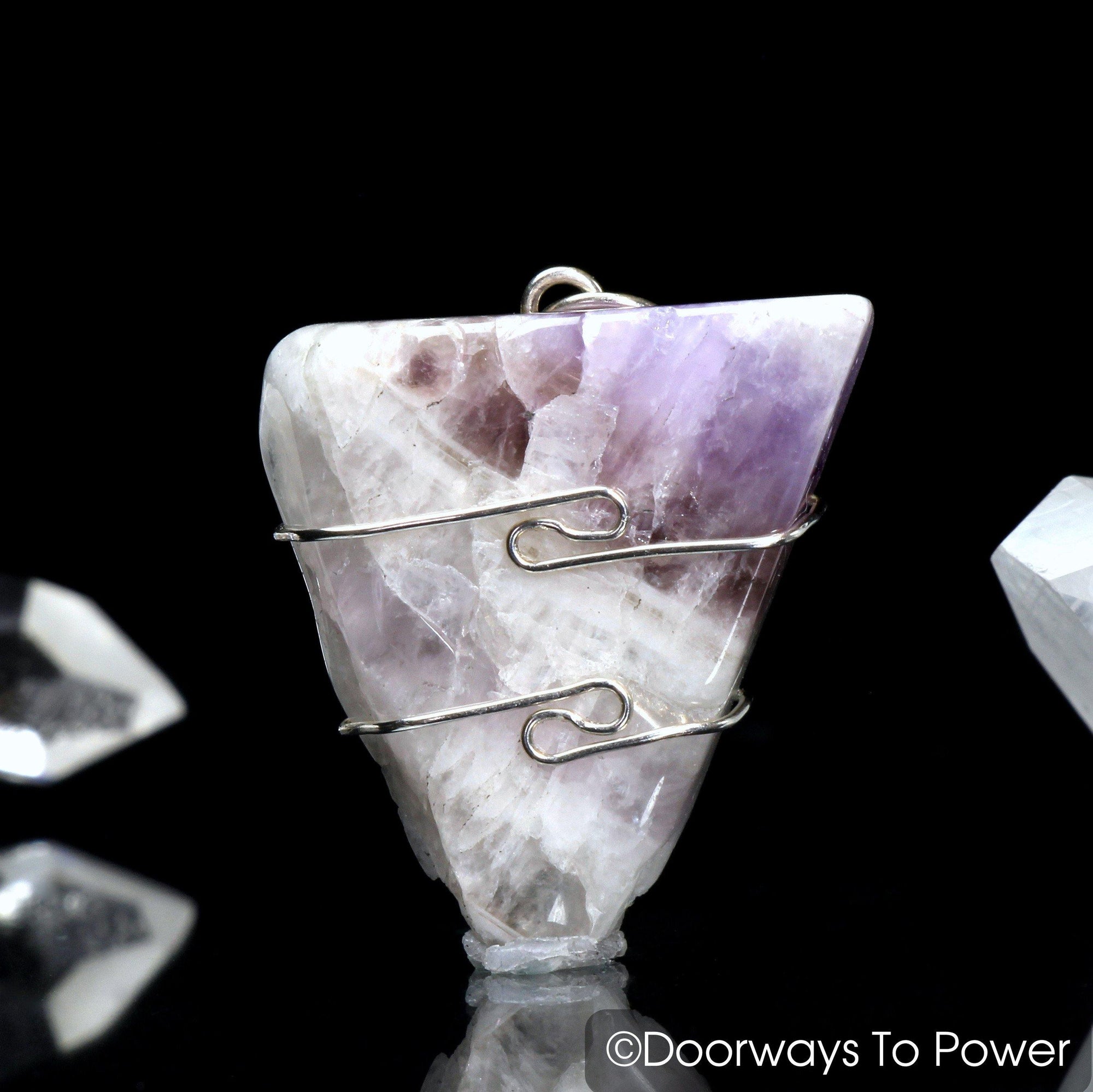 Amazez Azeztulite Crystal Pendant Azozeo Activated